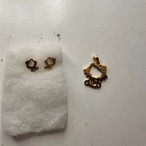 gold hello kitty jewelry